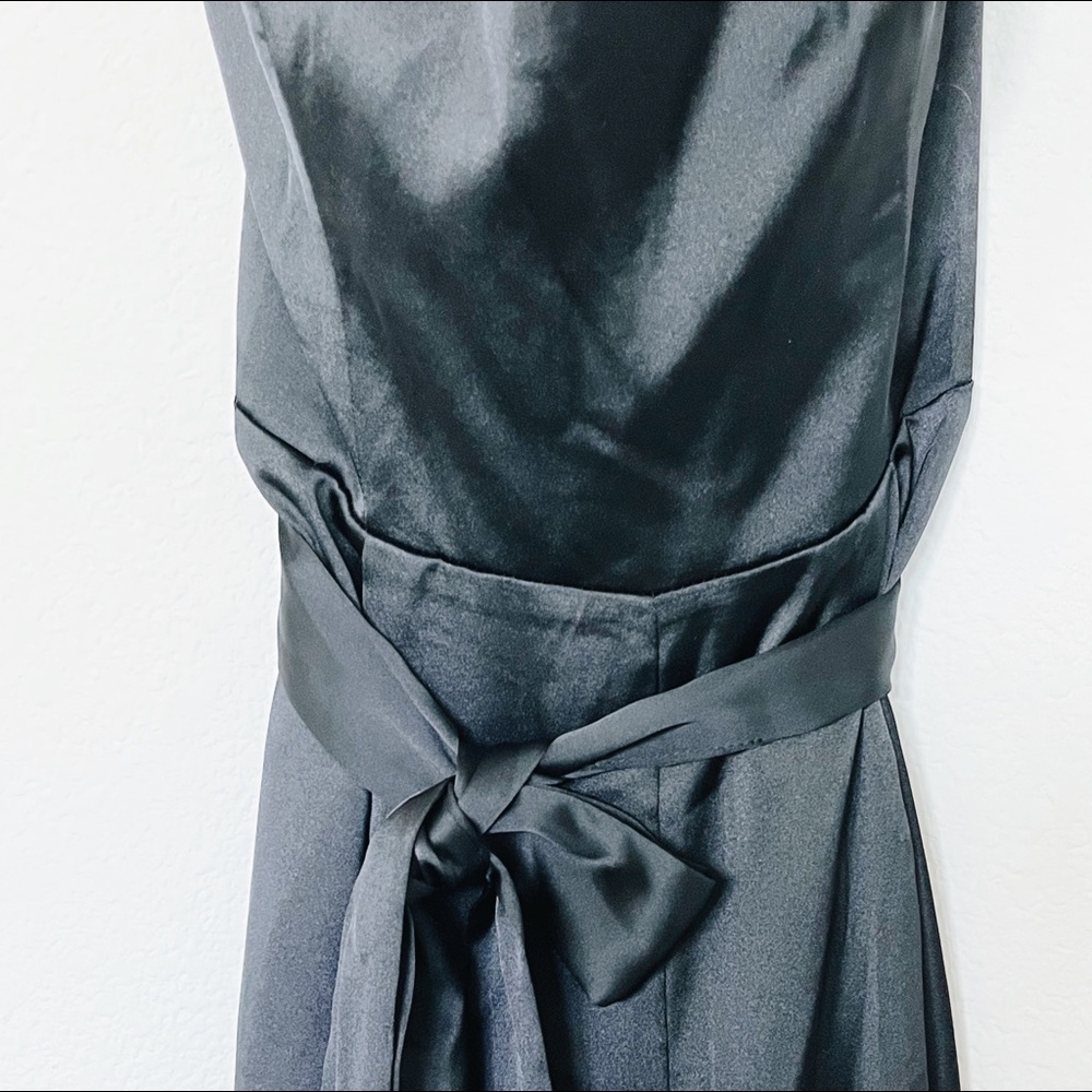 Satin Strapless Jumpsuit